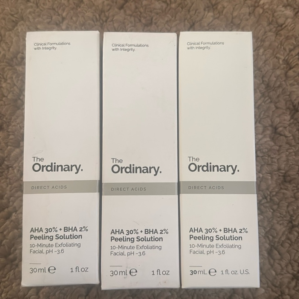 THE ORDINARY Peeling Solution Set of 3